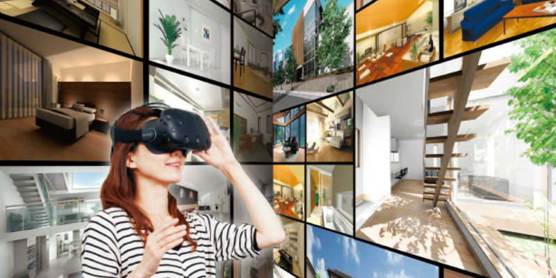 VRで自宅を体感